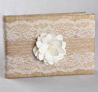 Rustic Garden Wedding Guest Book