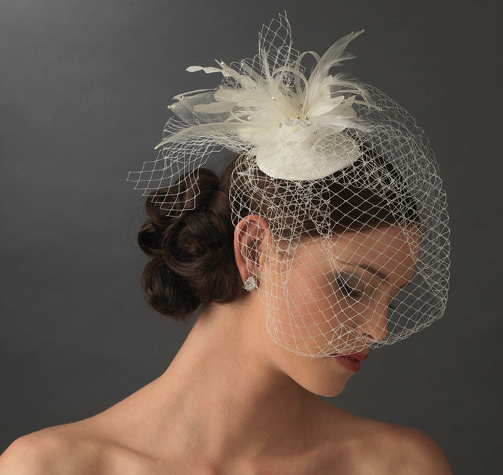 Russian Bridal Bird Cage Bridal Hat