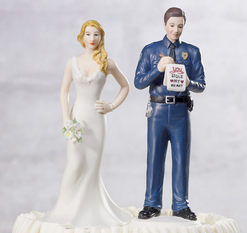 Love Citation Policeman Groom Figurine