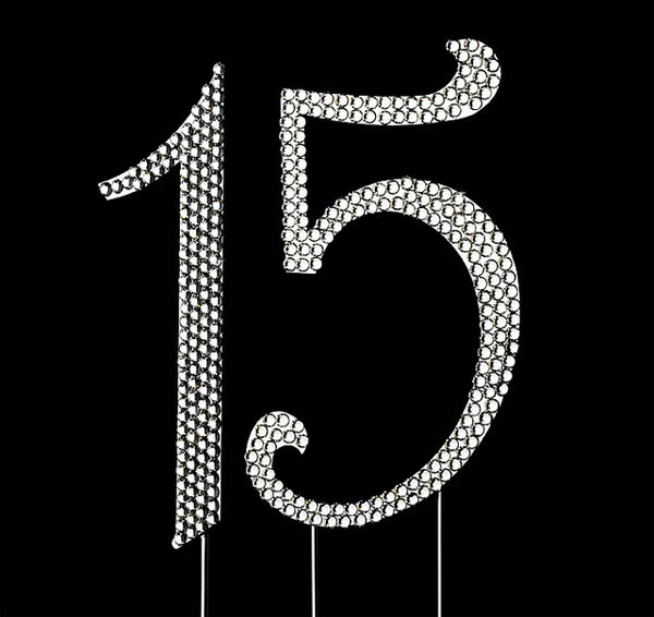 Quinceanera Swarovski Crystal Cake Top