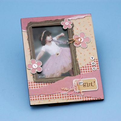 3-D Flower Girl Frame