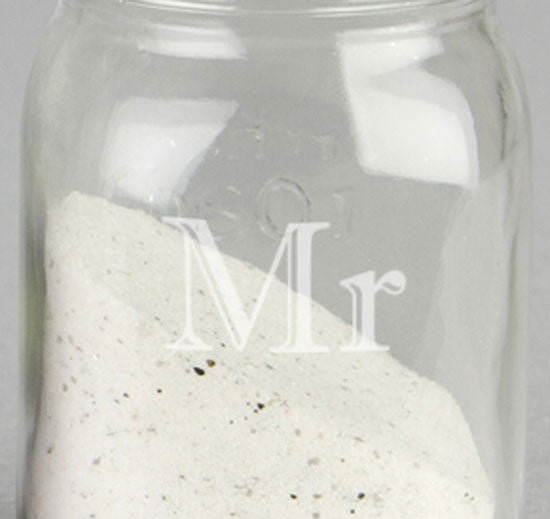 Personalized Last Name Mason Jars Sand Ceremony