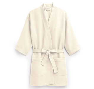 Waffle Kimono Bridesmaid Robe - Ivory