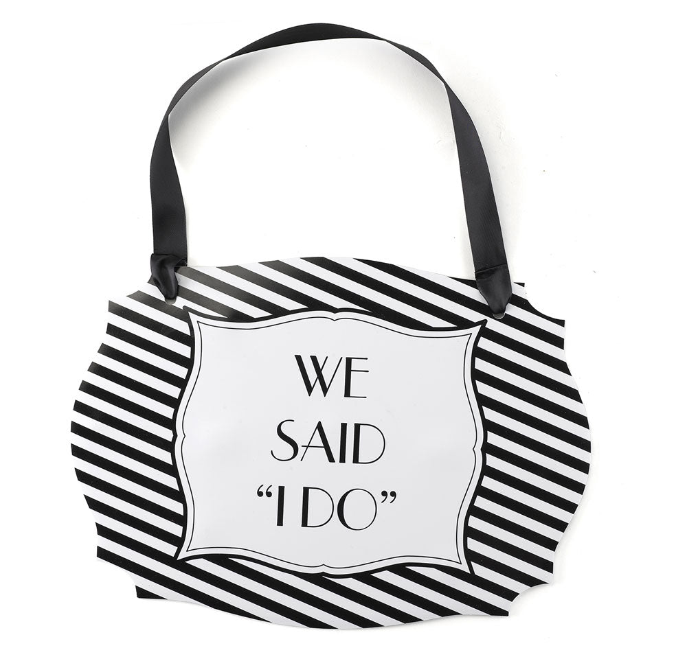 Too Late to Run Ceremony Sign