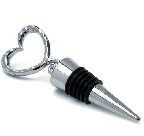 Heart Shaped Wine Stopper Wedding Favor