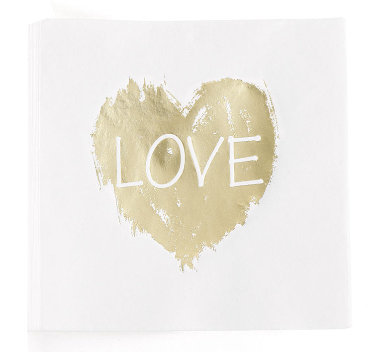 Brush of Love Wedding Napkins