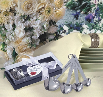 Heart Shaped Measuring Spoon Favors