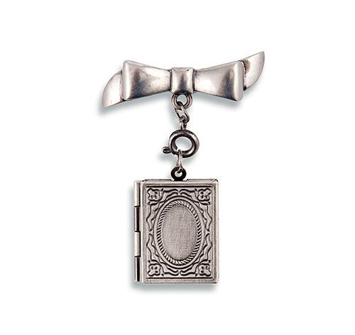 Vintage Photo Book Bouquet Locket
