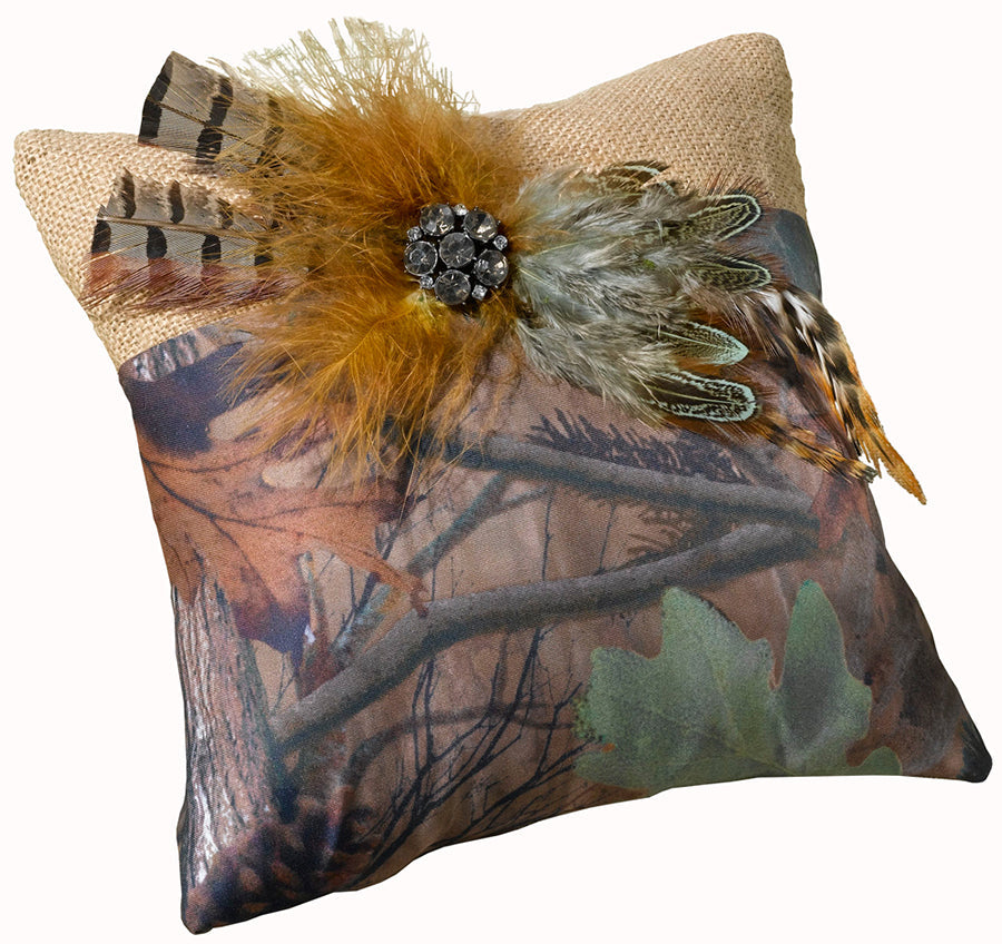 Camouflage Ring Bearer Pillow
