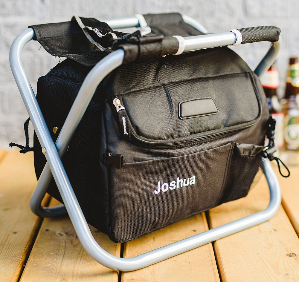 Personalized Cooler Chair - Black