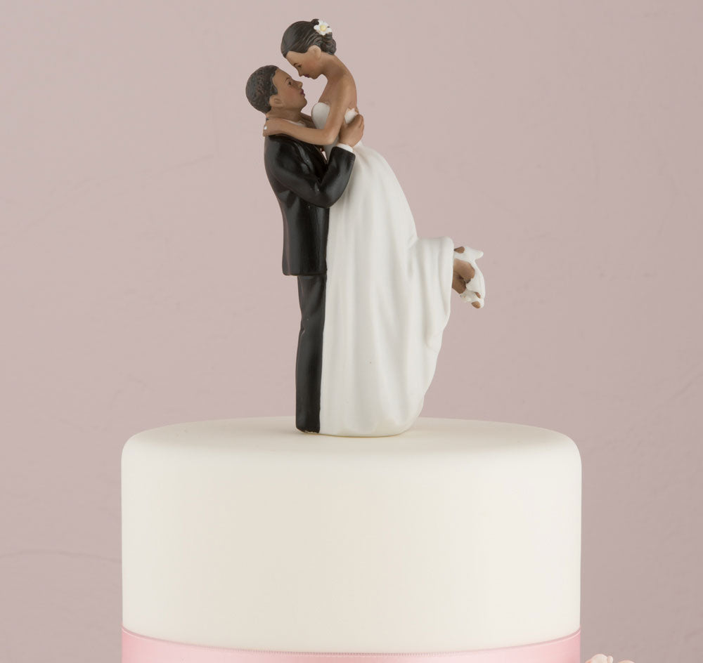 True Romance Dark Skin Tone Couple Figurine