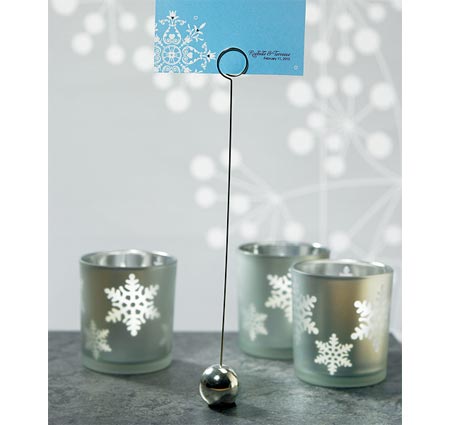 Classic Round Table Number Holders - Tall Silver