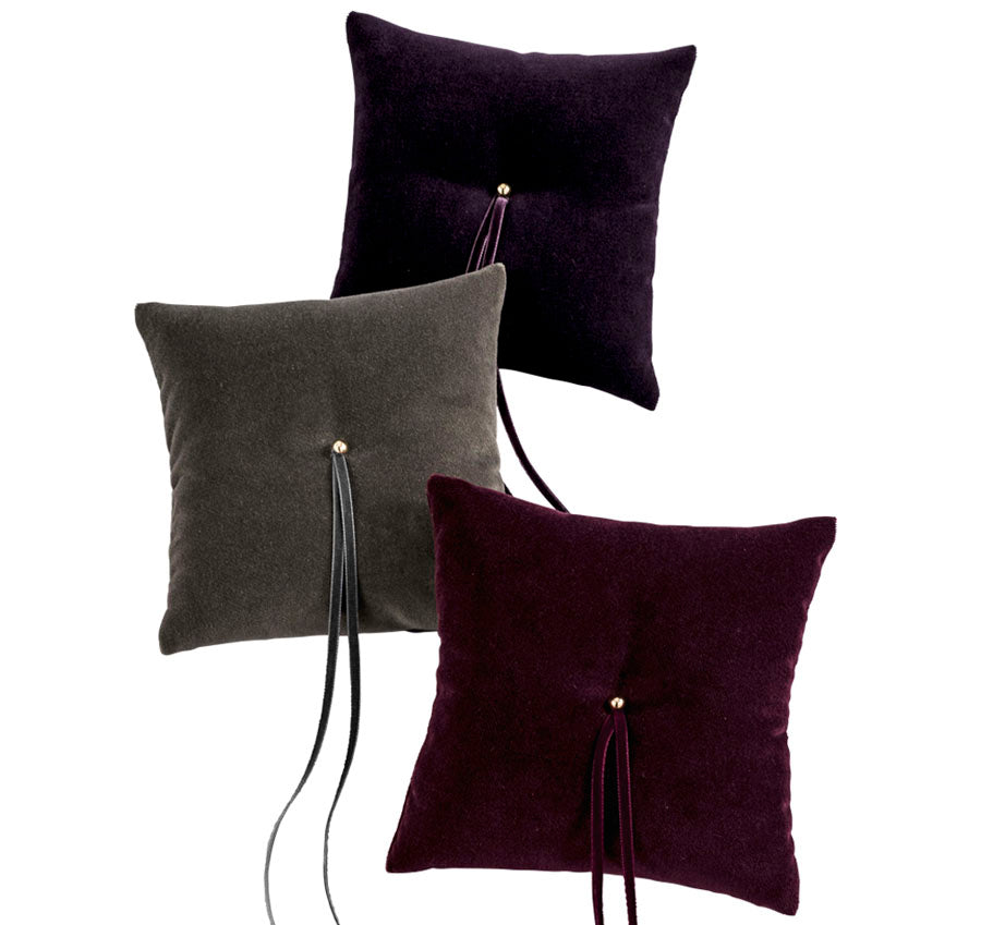 Velvet Wedding Ring Bearer Pillow