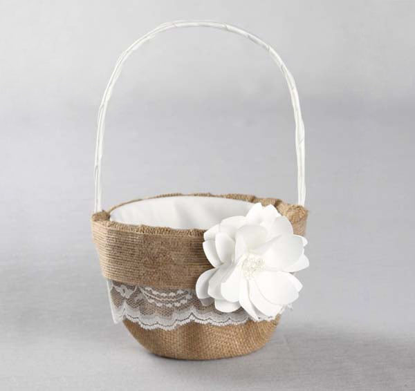 Rustic Garden Flower Basket