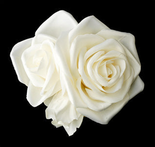 Triple Rose Bridal Hair Clip
