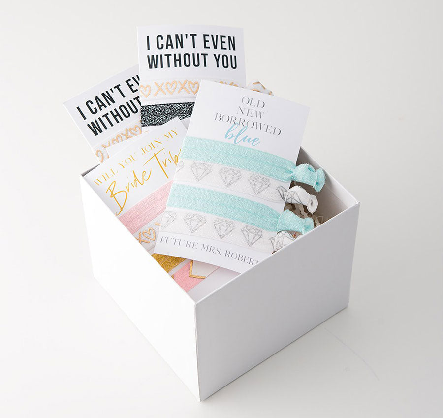 To Have And To Hold Bridesmaid Hair Ties - Black