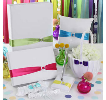 Glamour in Color Wedding Garter Set