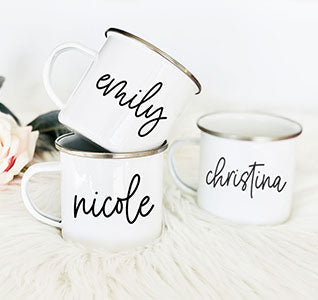 Personalized Campfire Bridesmaid Mug