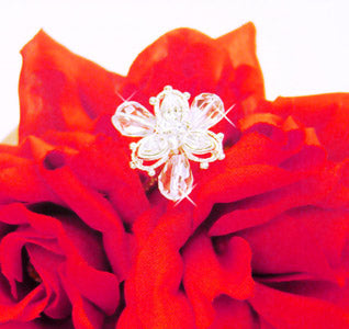 Swarovski Marquise Bouquet Pins - (Set of 2)