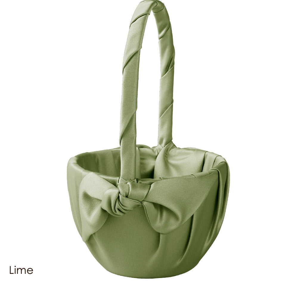 Love Knot in Color Flower Basket