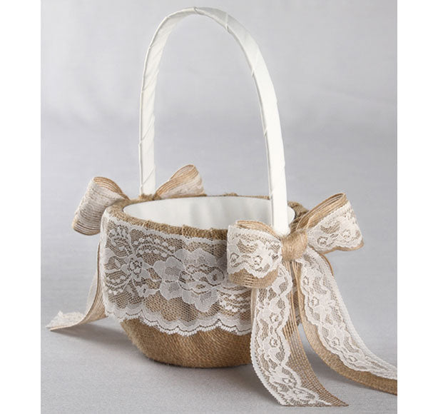 Country Romance Flower Basket