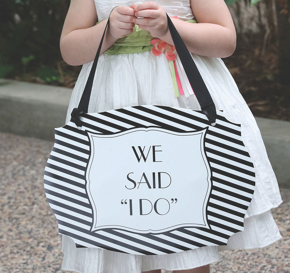 Too Late to Run Ceremony Sign