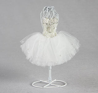 White Ballerina Dress Form