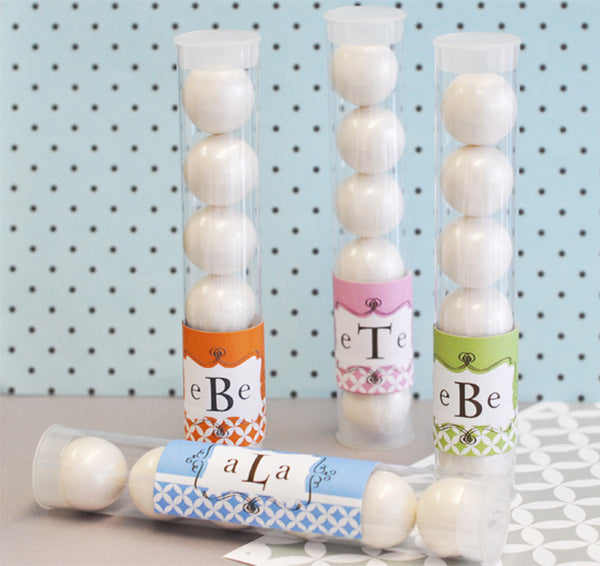 Mod Monogram Personalized Candy Tubes