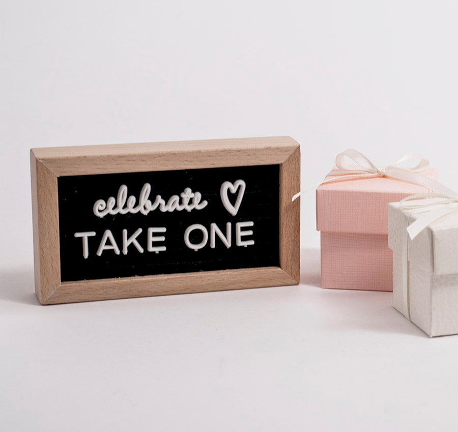 Mini Felt Letter Board - Rectangle