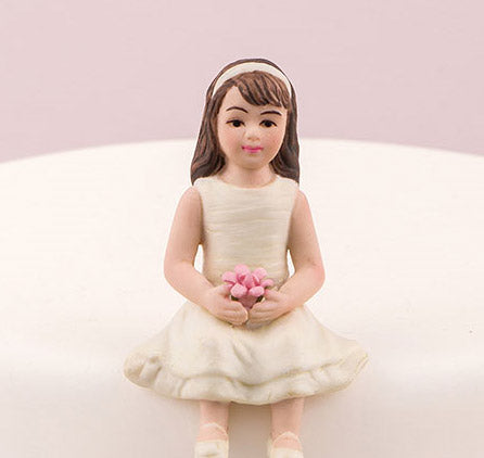 Toddler Girl Cake Top Figurine