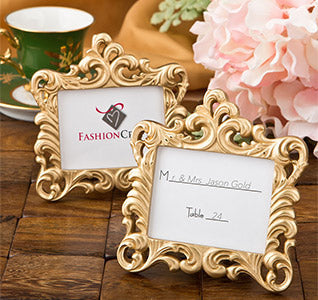Baroque Placecard Holder - Gold