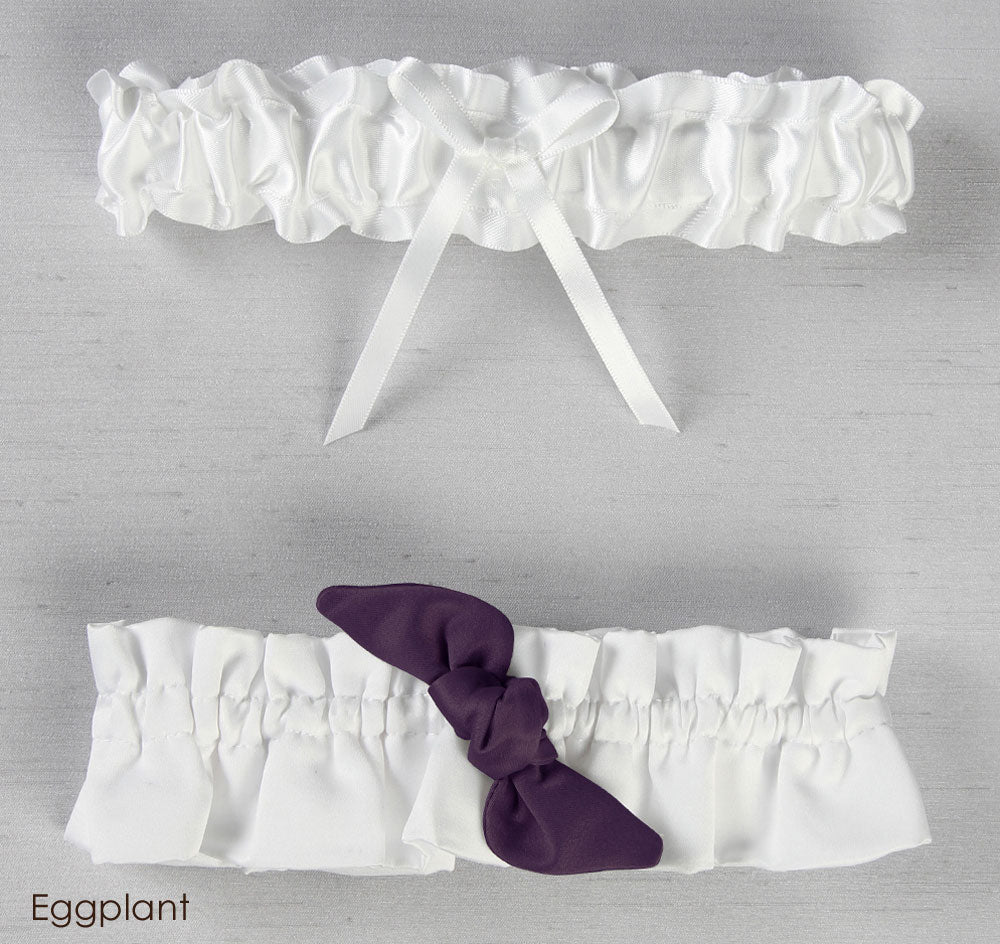 Love Knot in Color Wedding Garter Set