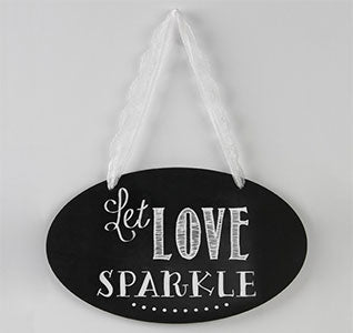 Oval Chalkboard Sign