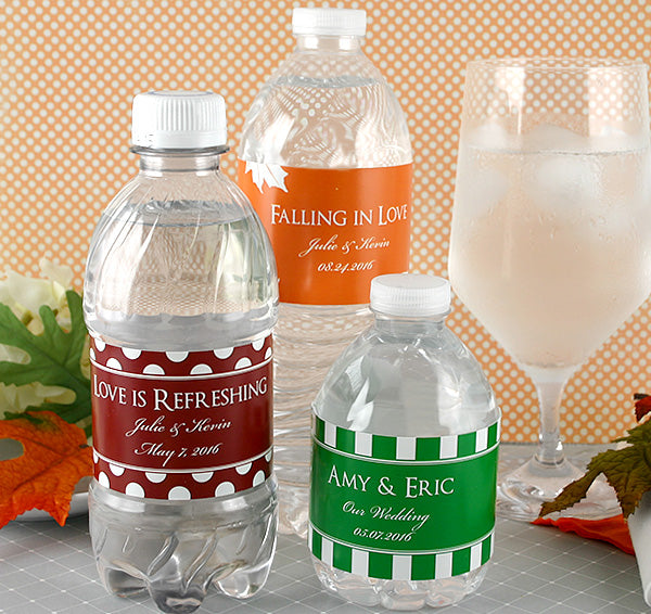 Water Bottle Labels - Silhouette Collection (Set of 5)