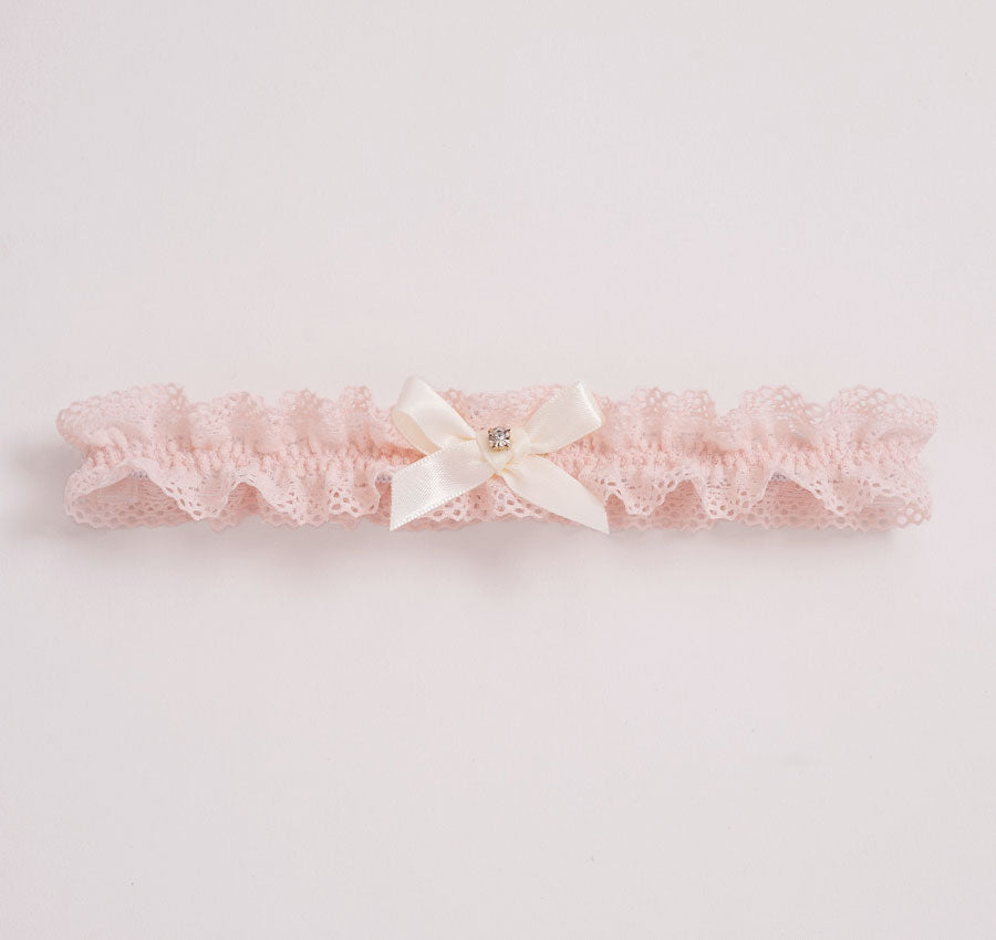Clara Blush Bridal Garter