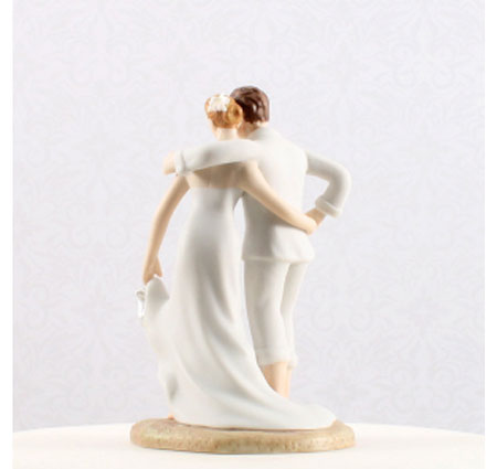 Beach Bride &amp; Groom Cake Topper