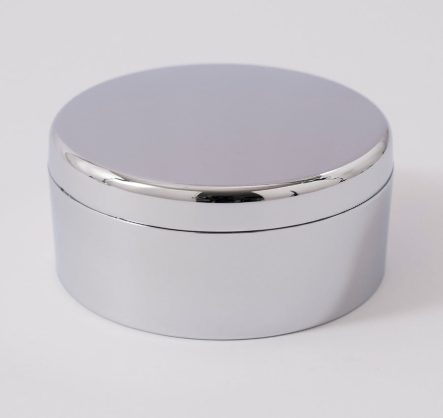 Monogram Bridesmaid Jewelry Box - Chrome