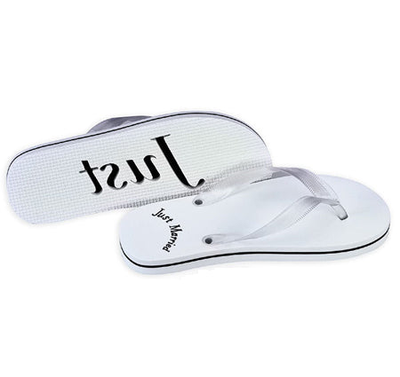 Just Married Women&#39;s Flip Flops