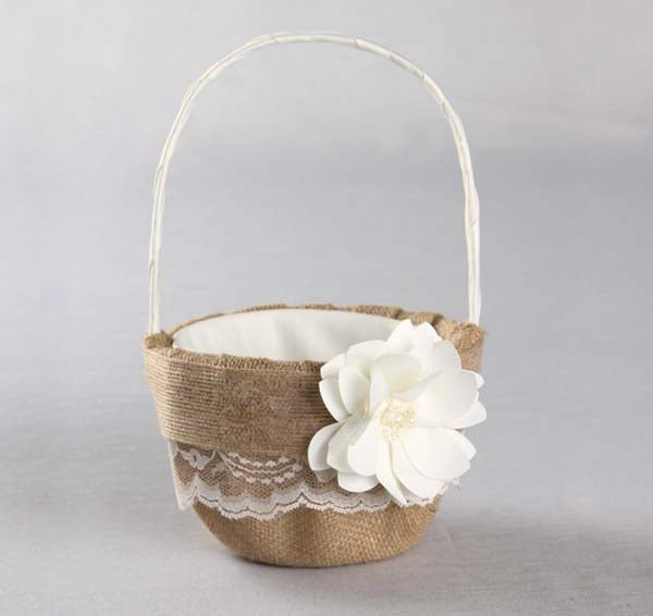 Rustic Garden Flower Basket