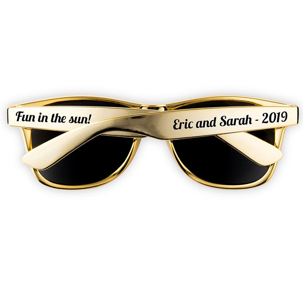 Bridal Party Sunglasses - Gold