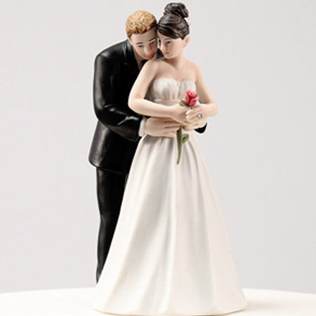 Yes to the Rose Bride &amp; Groom Cake Topper