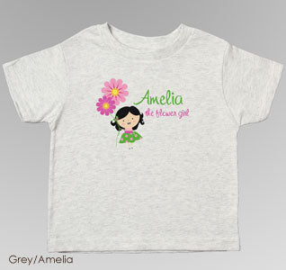 Flower Girl T-Shirt - Personalized