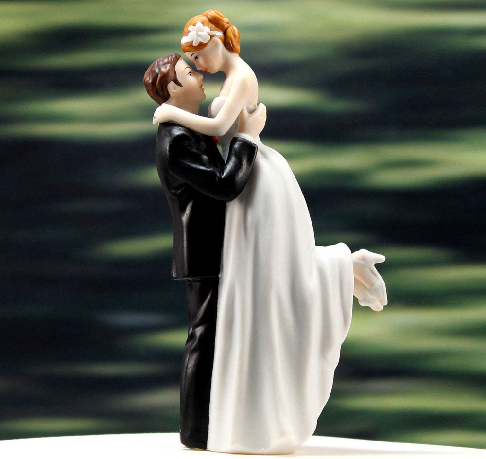True Romance Bride &amp; Groom Cake Topper