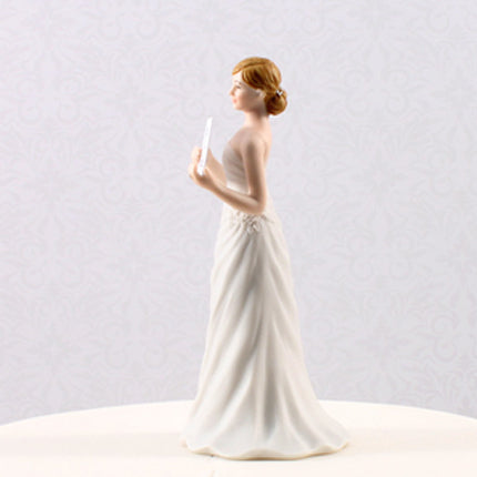 Read My Sign Bride Figurine