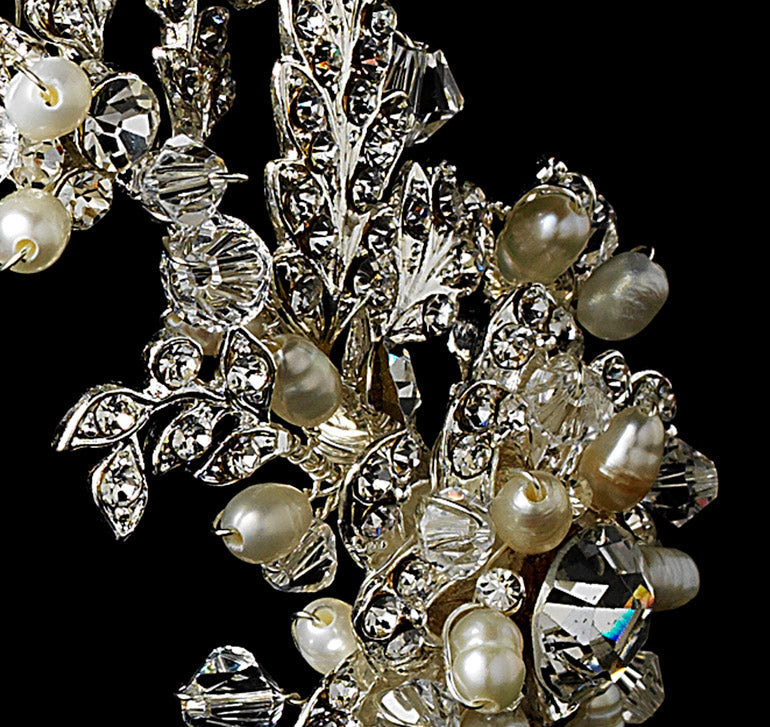 Pearl and Crystal Bridal Headband