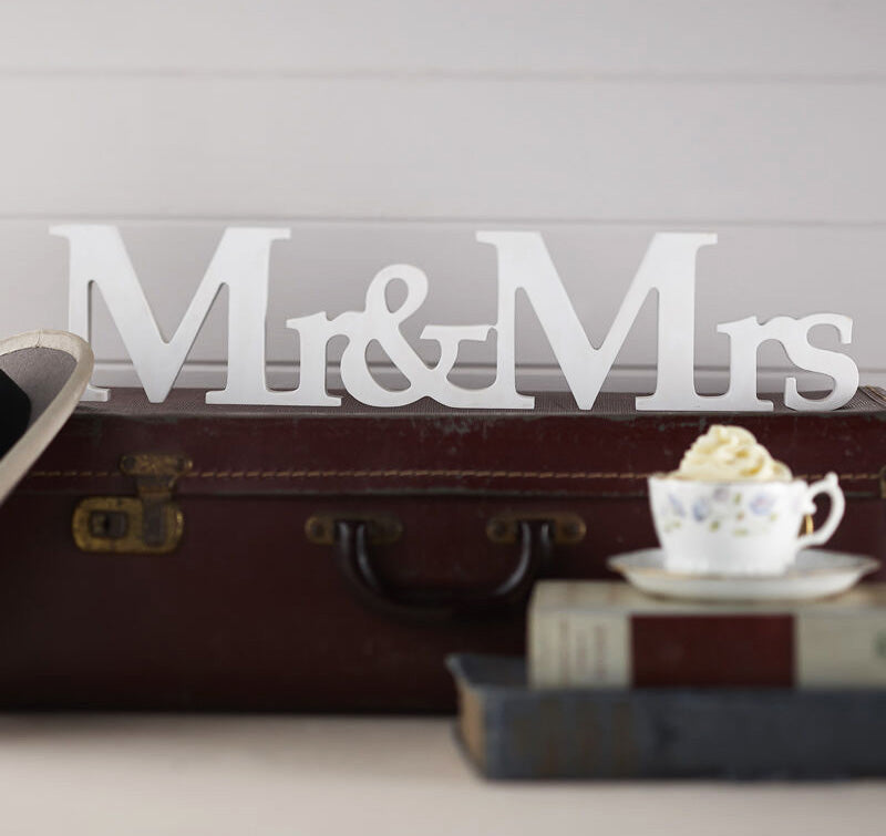 Mr &amp; Mrs Wooden Sign