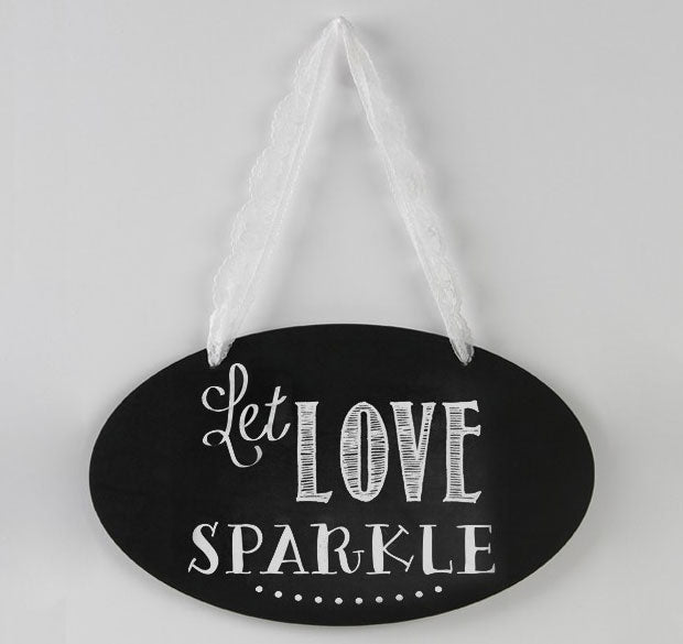 Oval Chalkboard Sign