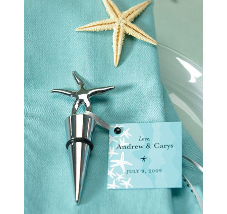 Starfish Wine Stopper Favor