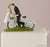 Bicycle Kiss Bride & Groom Cake Topper