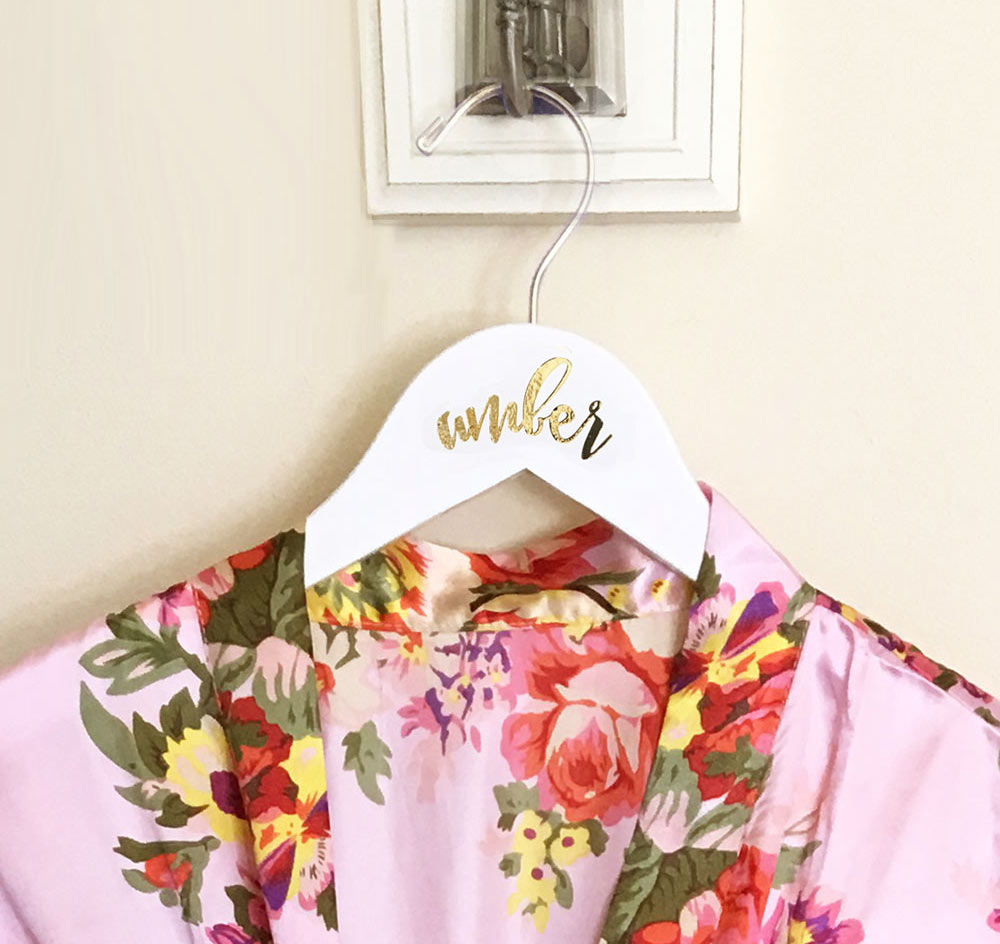 Personalized Flower Girl Hanger